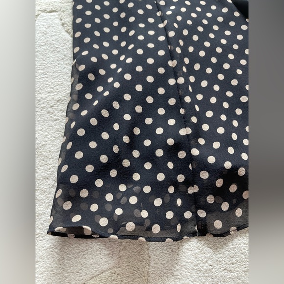 Vintage silk polka dot summer dress - Picture 5 of 7